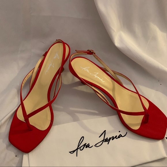 J CREW x ISA TAPIA™~ "Rachel" Square-Toe Sandals - Picture 2 of 7